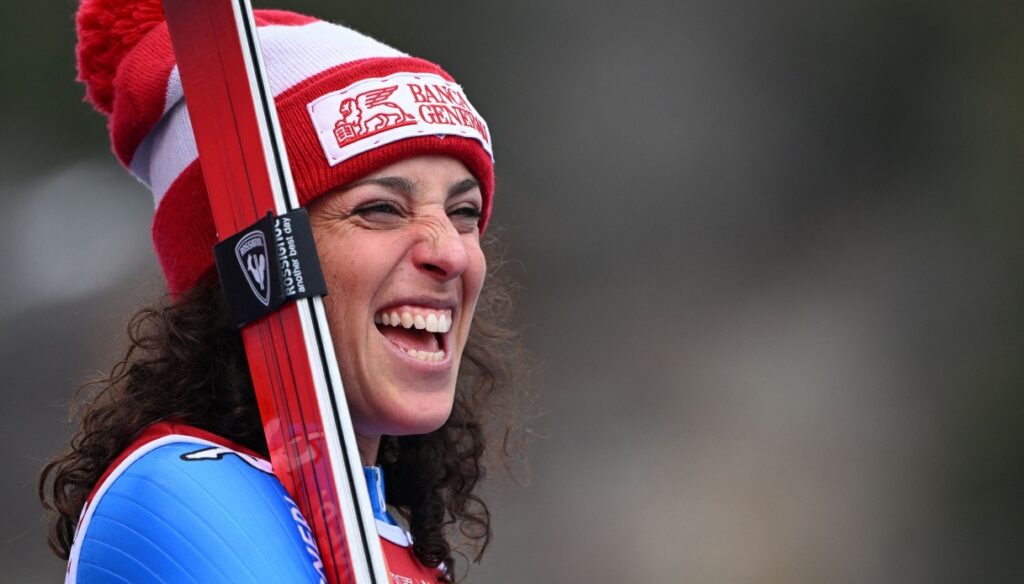 Federica Brignone sabe que su madre Ninna Quario estará más tranquila