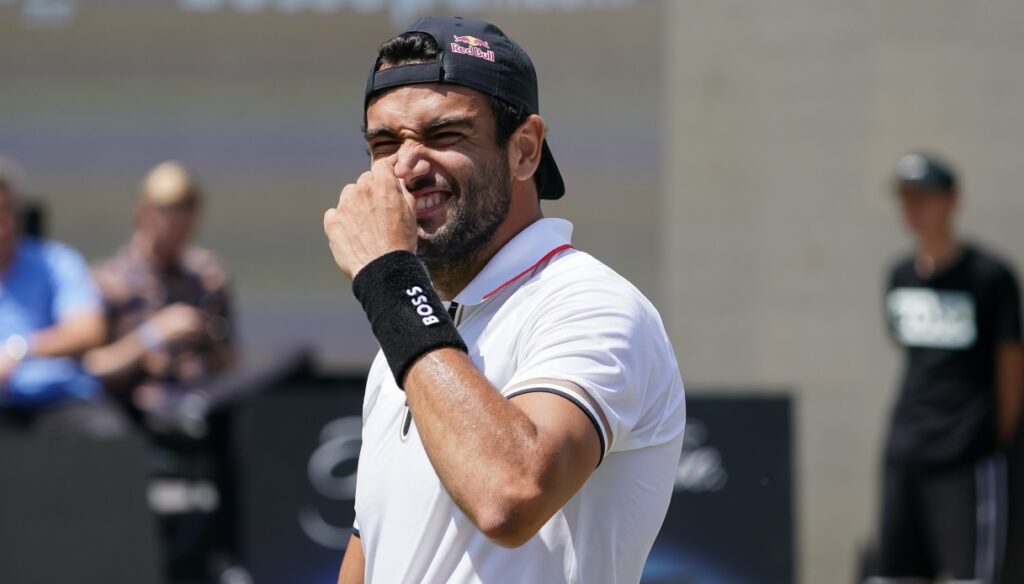 Matteo Berrettini sorprendió a Filippo Volandri