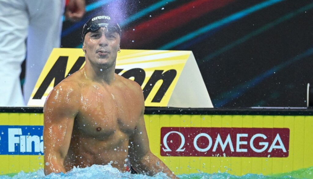 100 braza, Nicolò Martinenghi campeón del mundo: primer italiano de la historia