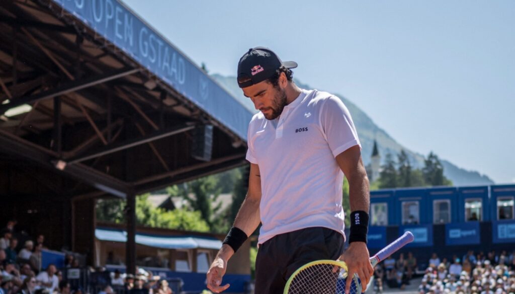 Matteo Berrettini sueña en Gstaad, y luego se derrumba: el torneo va para Casper Ruud