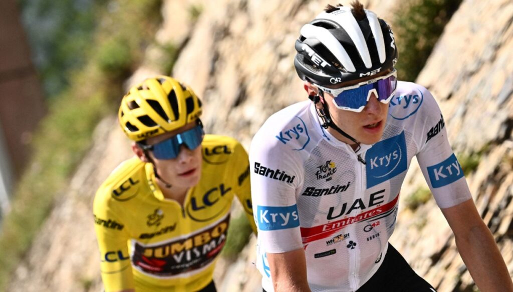 Tadej Pogacar quiere recuperar el maillot amarillo y se lo pide a Jonas Vingegaard
