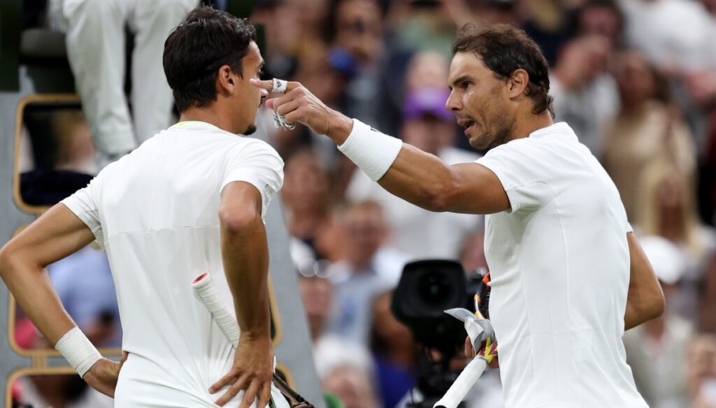 Sonego-Nadal, en picado: «Duermo tranquilo