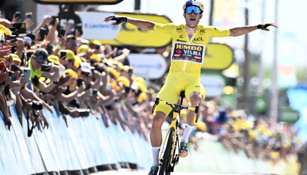 Tour de Francia, Wout van Aert se venga de amarillo