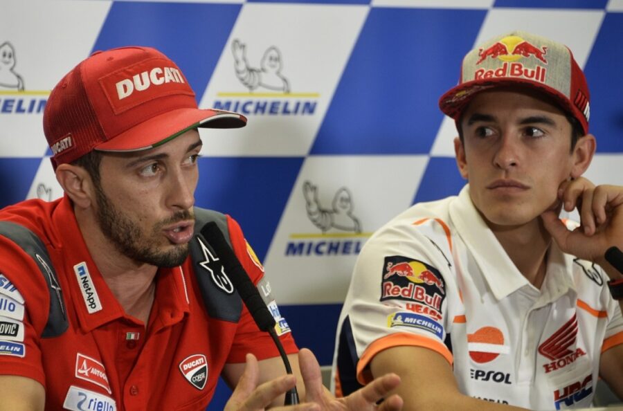MotoGP, Marc Márquez encuentra un posible trabajo para Dovizioso