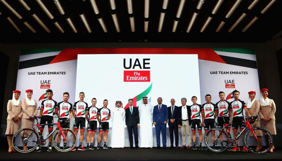 Toma de mercado del UAE Team Emirates