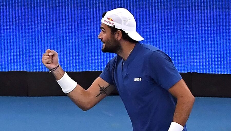 Matteo Berrettini, remontada ganadora: Italia-Croacia 2-0