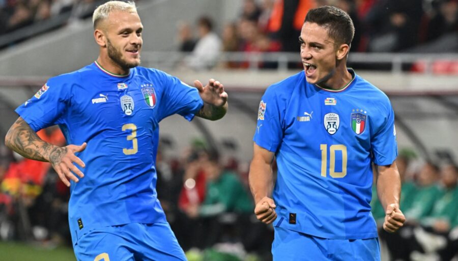 Italia a la Final Four de la Nations League: Raspadori y Dimarco se encargan de ello