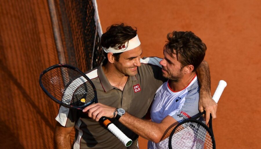Roger Federer abandona, la reacción de Stan Wawrinka es aplaudible