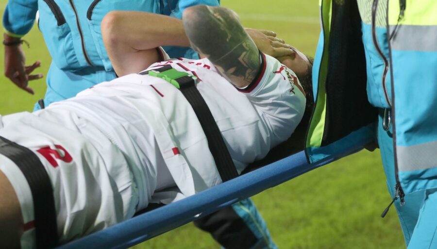 Milán, llueve a cántaros: Davide Calabria también se ve obligado a una larga baja