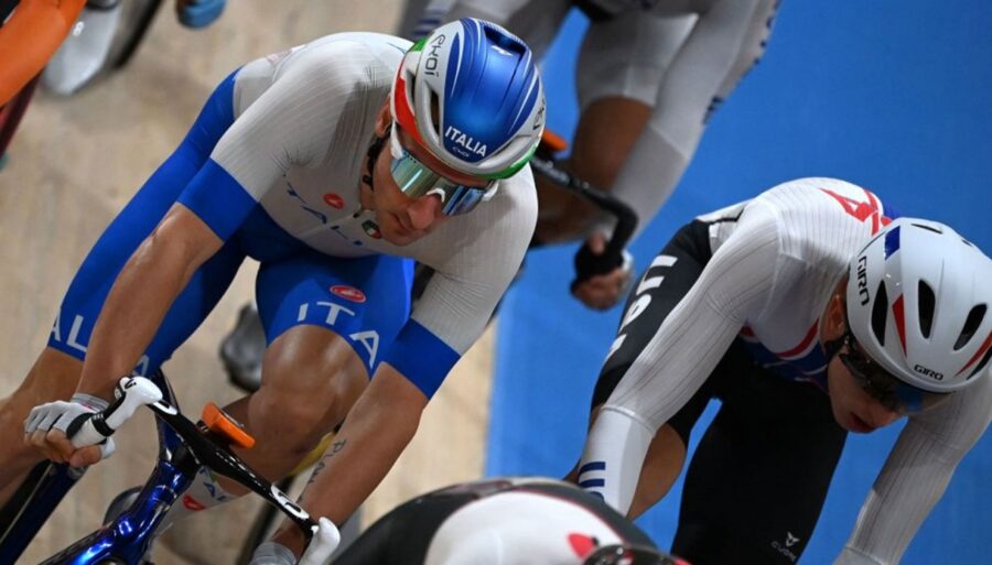 Elia Viviani séptimo, día sin medallas para Italia