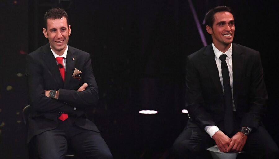 Vincenzo Nibali y Alberto Contador listos para otra ronda de aplausos