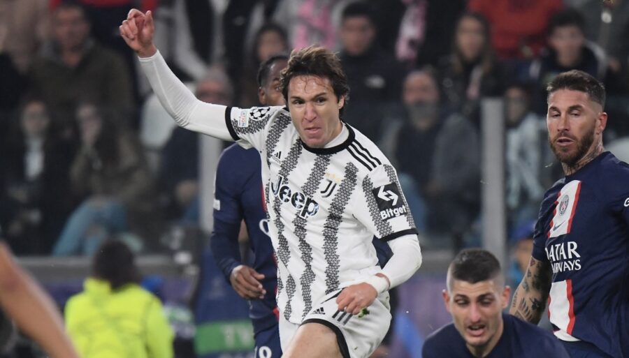 Juve, susto para Chiesa en el partido