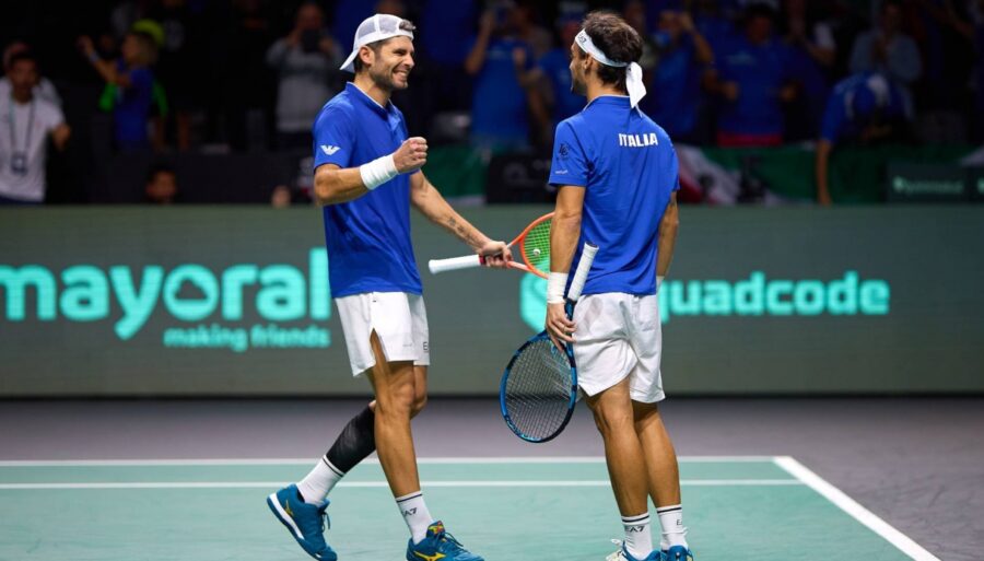Copa Davis, Fognini-Bolelli a gritos: Italia está en semifinales