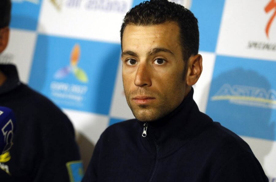 Davide Rebellin, el dolor de Vincenzo Nibali
