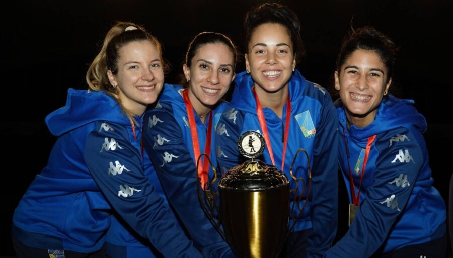Las italianas sueñan en Belgrado: oro en florete