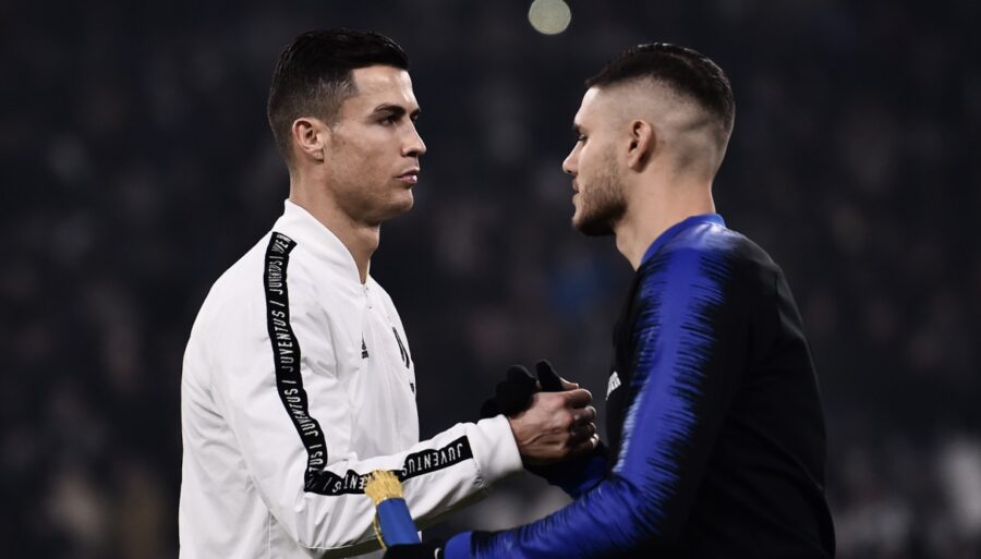 Mauro Icardi en casa de Cristiano Ronaldo: trabajo en curso