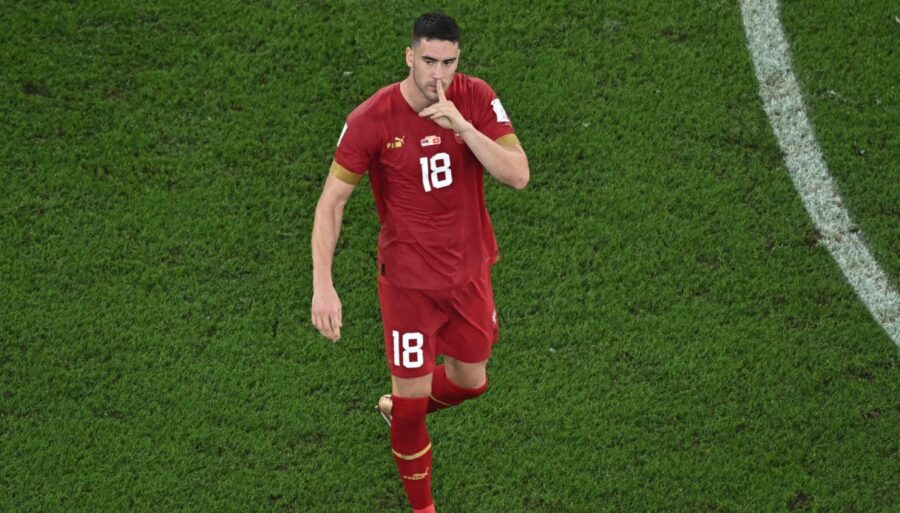 Serbia está fuera, y Dusan Vlahovic ya piensa en la lucha por el título