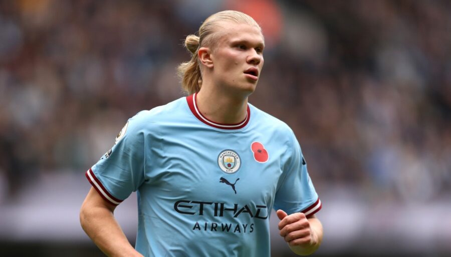 Erling Haaland, benéfico con los goles