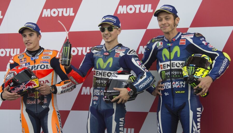 Valentino Rossi-Marc Márquez, Jorge Lorenzo sin frenos