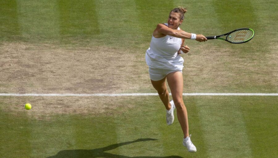 Aryna Sabalenka está casi resignada