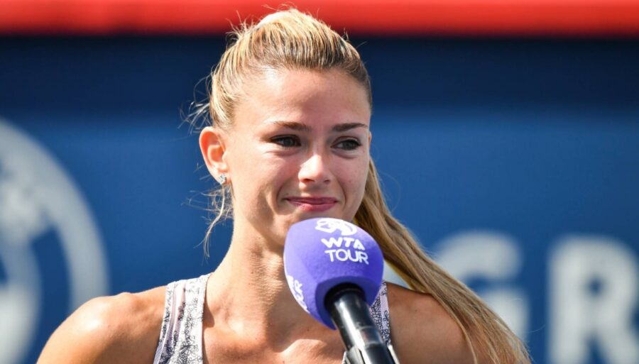 Camila Giorgi celebra su semana fantástica