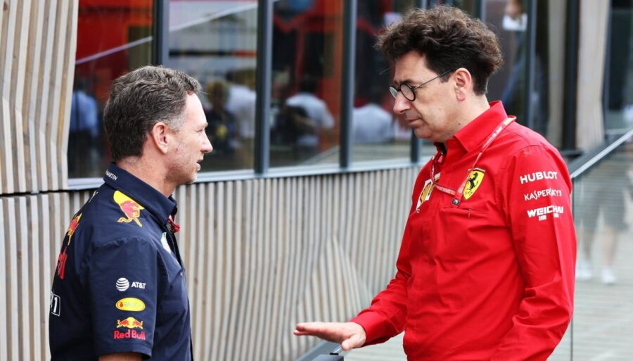 Red Bull, Christian Horner desprecia a Mattia Binotto: «No hay sitio para él