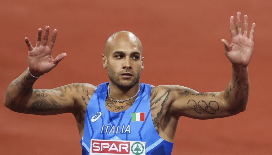 Marcell Jacobs, en Ancona para conseguir un triplete
