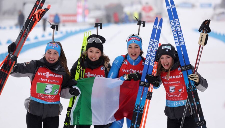 Dorothea Wierer y los Azzurre entran en la historia de Oberhof