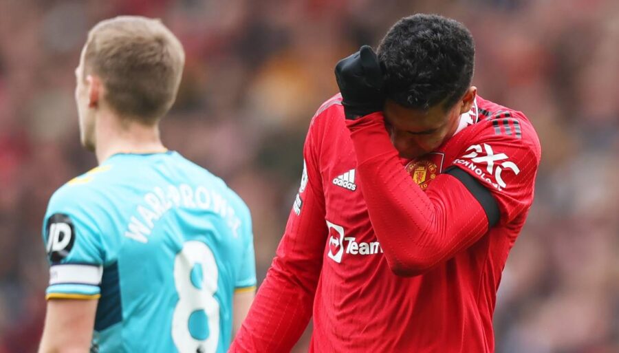 Casemiro, destrozado tras su expulsión