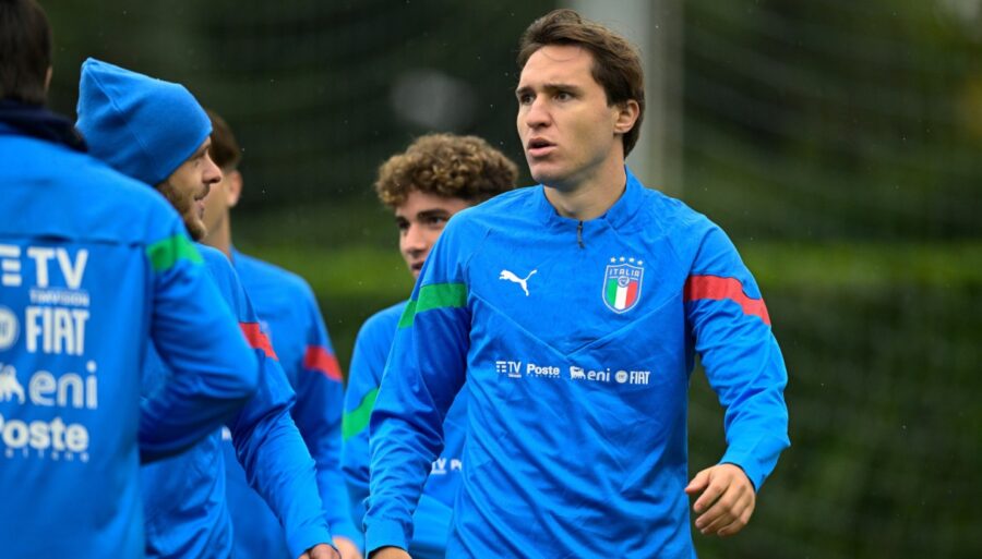 Federico Chiesa, el azul se aleja
