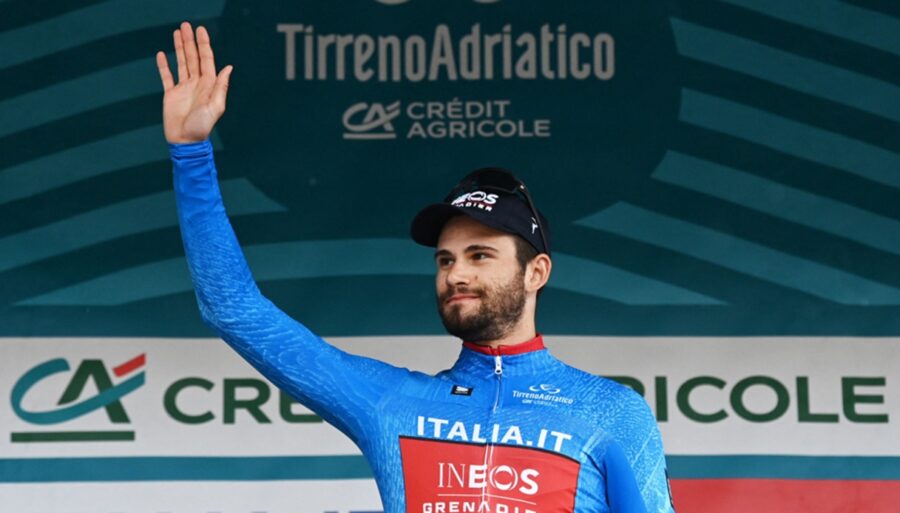 Filippo Ganna comienza la Tirreno-Adriático con un éxito: «Esencial para mi moral