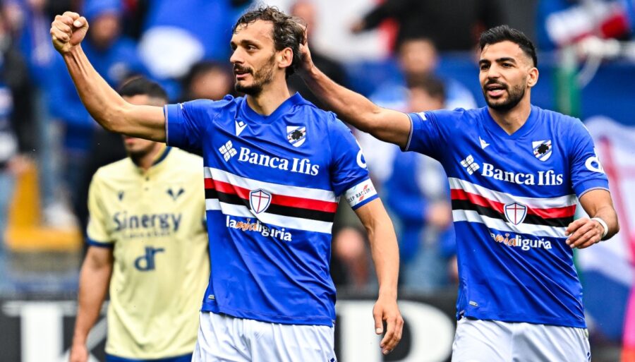 La Sampdoria intenta resurgir: el Hellas Verona, eliminado en el Marassi