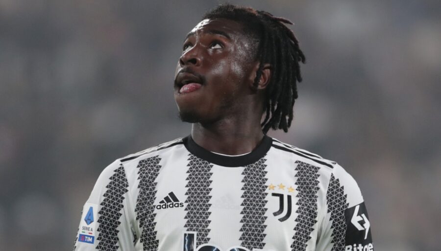 Moise Kean, locura en Roma: expulsado a los 39 segundos
