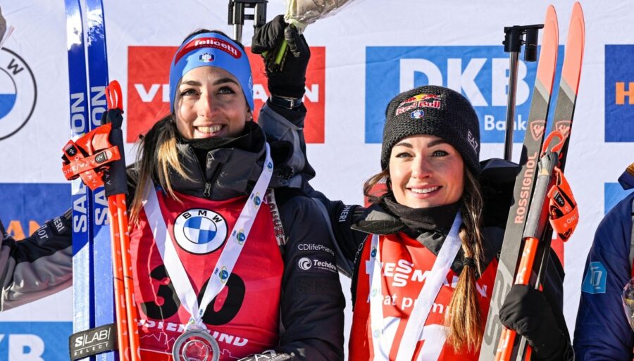 Biatlón, impresionante doblete Dorothea Wierer-Lisa Vittozzi
