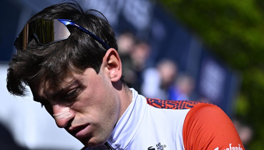 Tegola su Giulio Ciccone, el Giro de Italia en grave peligro