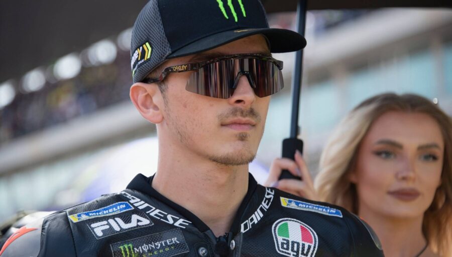 Ahí está Valentino Rossi: la esperanza de Luca Marini
