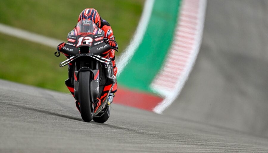 Los baches de Austin no asustan a Maverick Viñales y su Aprilia