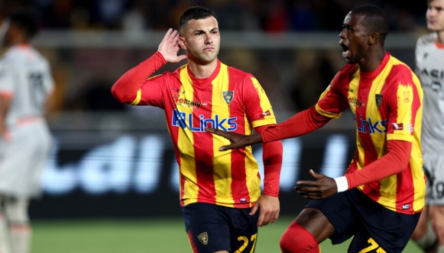 Lecce, el penalti de Strefezza basta: derrota del Udinese