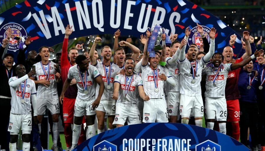 El Toulouse gana la Copa de Francia con una goleada