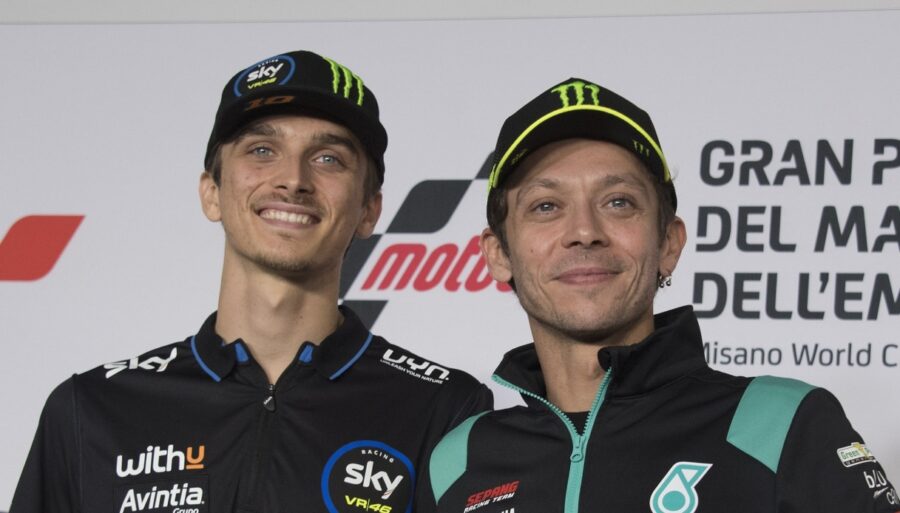 Luca Marini, sobre Valentino Rossi y la VR46: «Las cosas han cambiado».