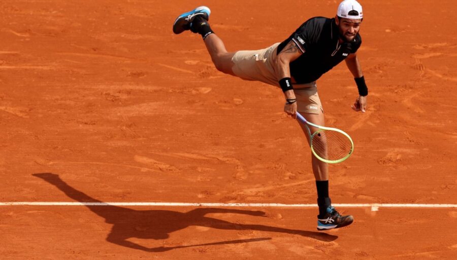 Matteo Berrettini, Vincenzo Santopadre ve el vaso medio lleno
