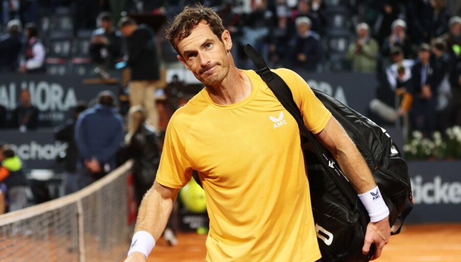 Andy Murray arremete contra el público de Roma tras el partido con Fognini