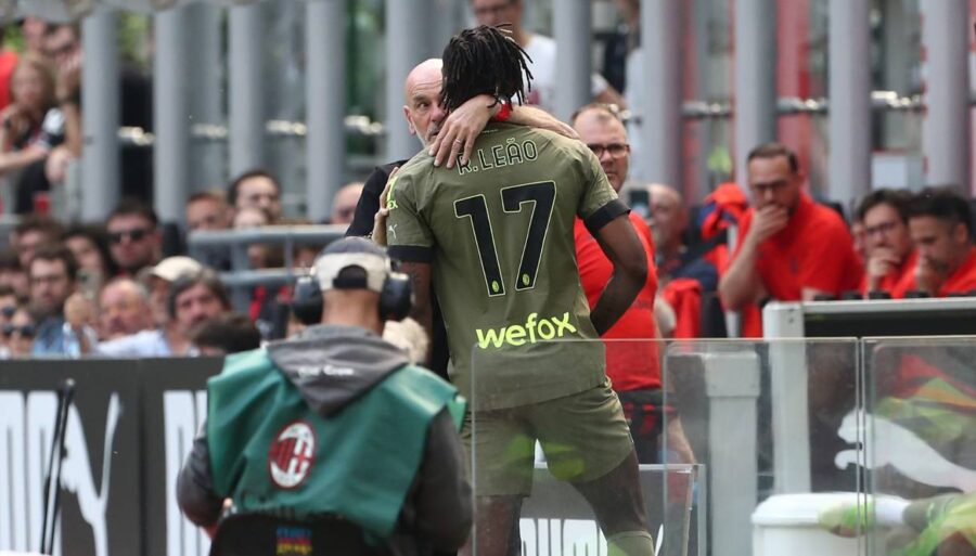Milán, Rafa Leao rompe el silencio tras su lesión