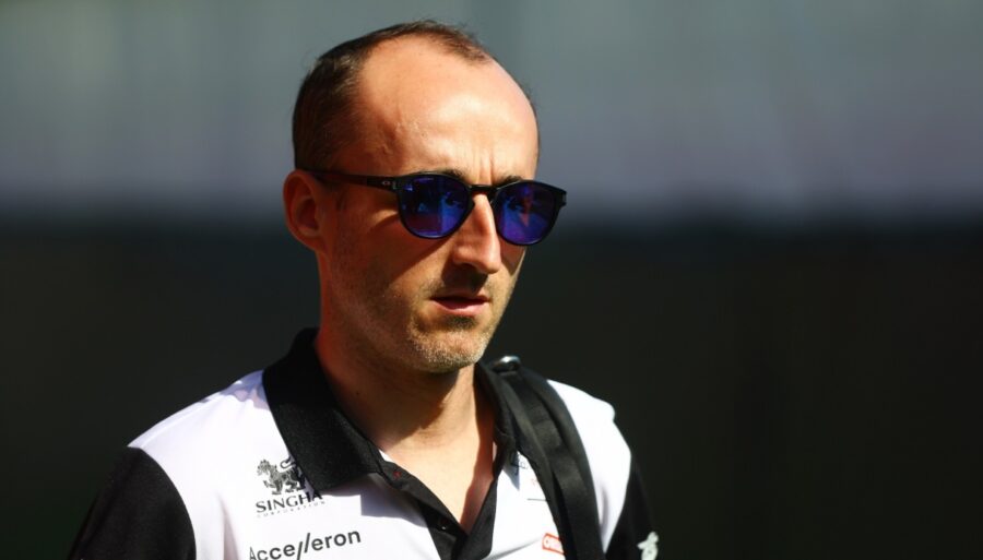 Robert Kubica en 2024 con el Ferrari de AF Corse