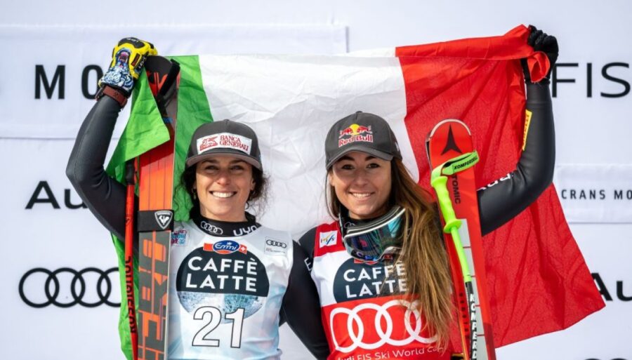 Esquí alpino, mujeres italianas locas. Los hombres mucho menos