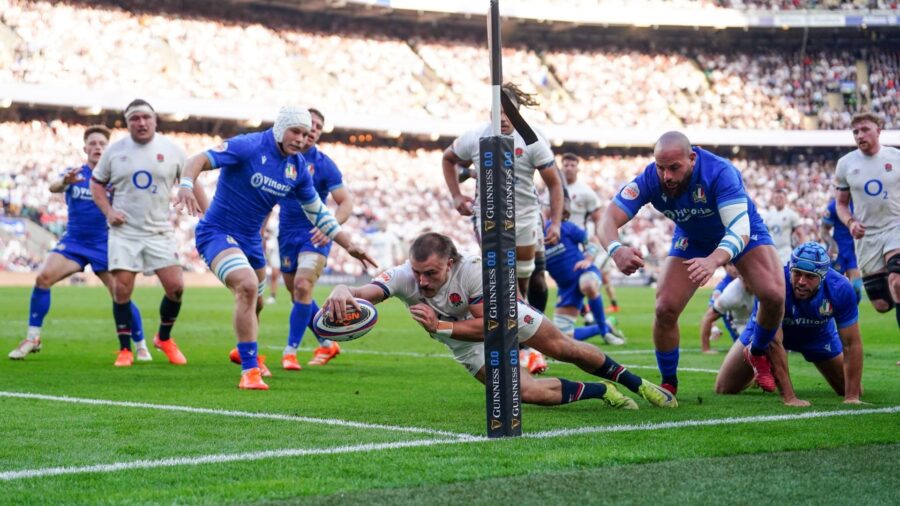 Seis Naciones, Italia dura un tiempo contra Inglaterra