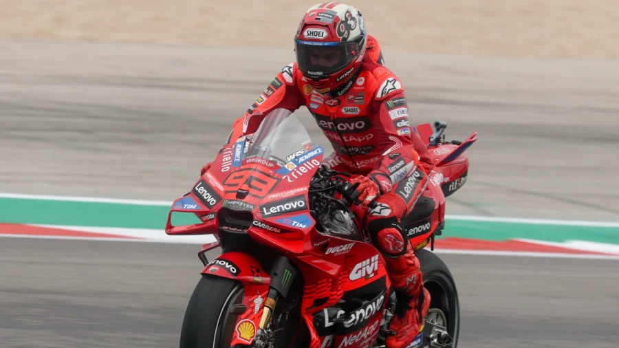 Marc Márquez alinea a cuatro italianos, Pecco Bagnaia está más atrás