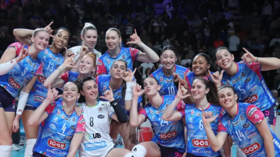 El Novara rompe la racha de imbatibilidad del Conegliano y reabre la semifinal del Scudetto