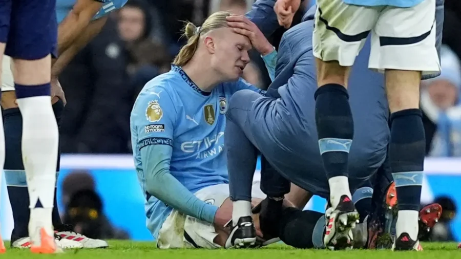 Erling Haaland noqueado, la temporada (e Italia) en peligro