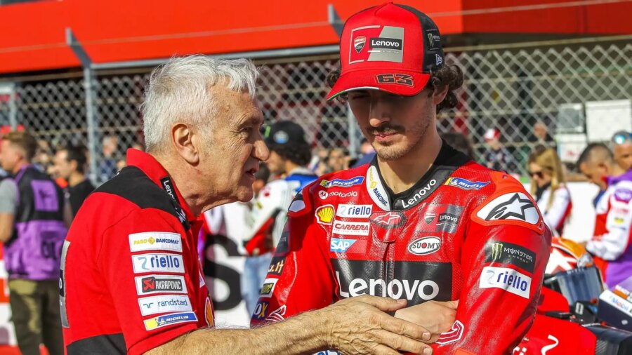 Ducati, Davide Tardozzi se alegra: ha vuelto a ver al viejo Pecco Bagnaia